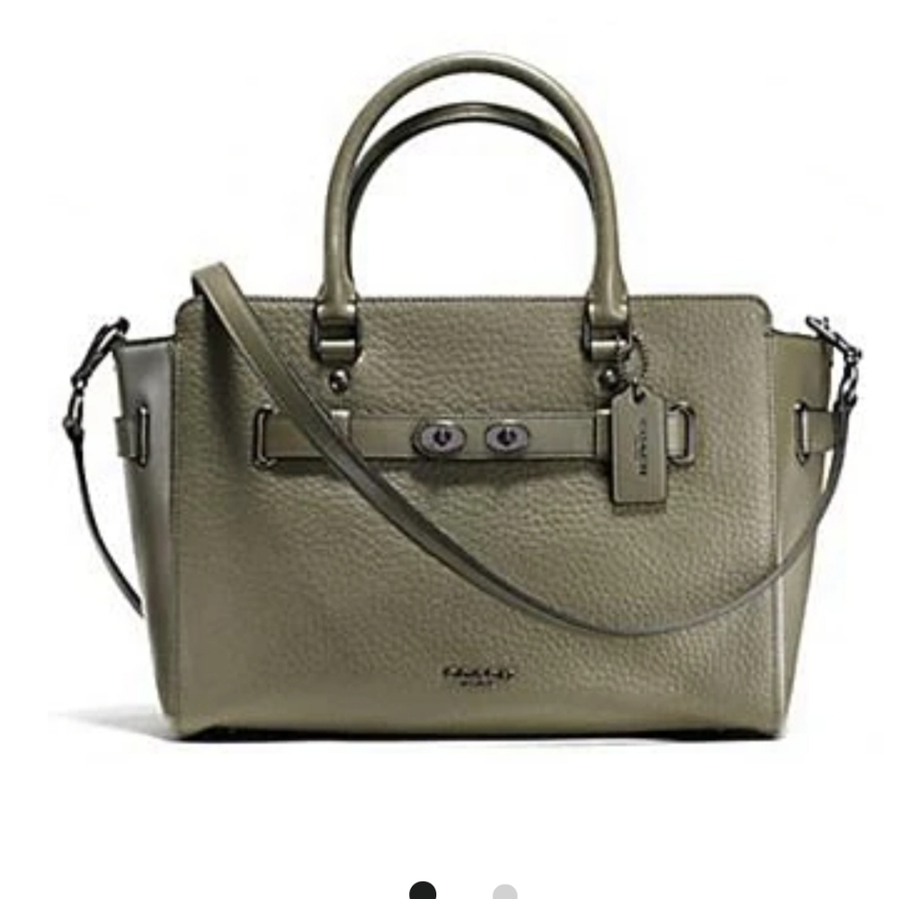 NWT COACH BLAKE CARRYALL GREEN
